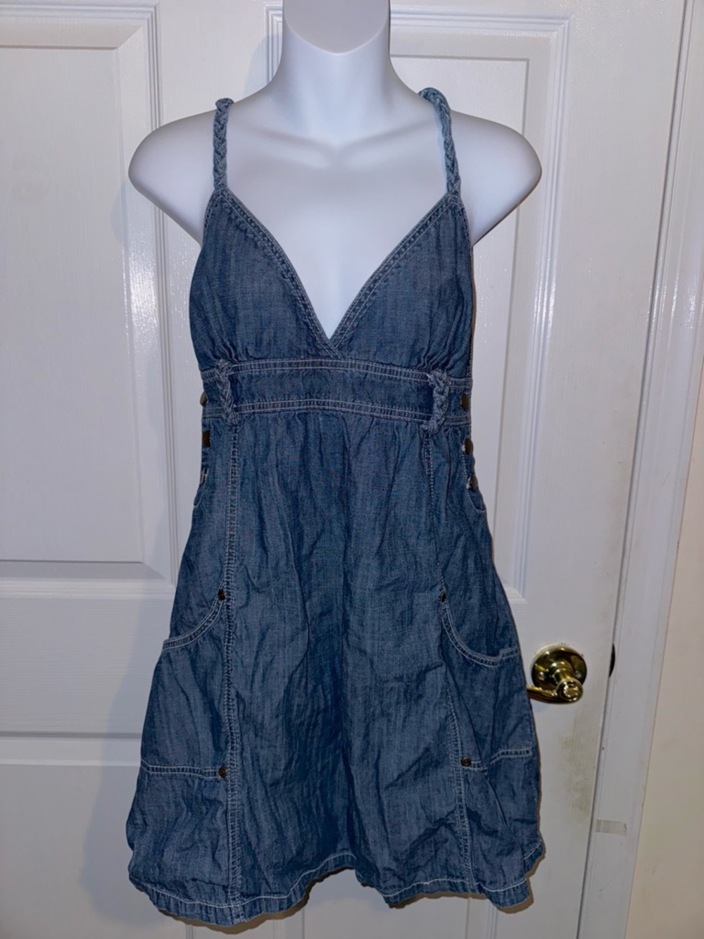 TRP Denim‎ Braided-Strap Dress